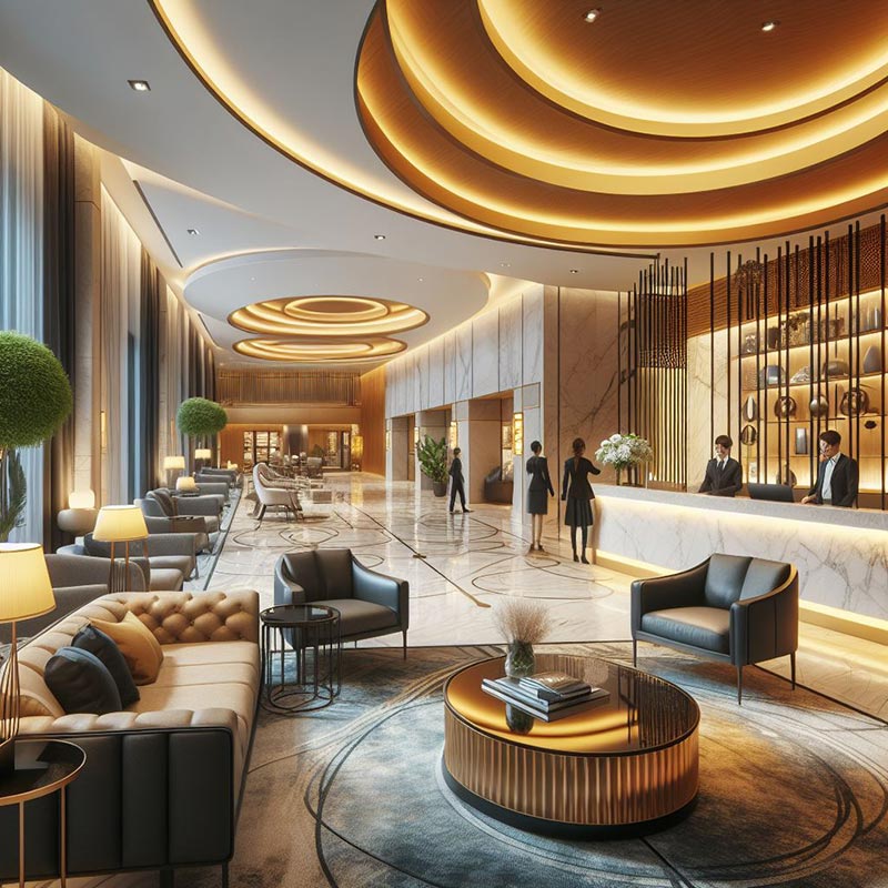 Gebäudeautomation für Hotel